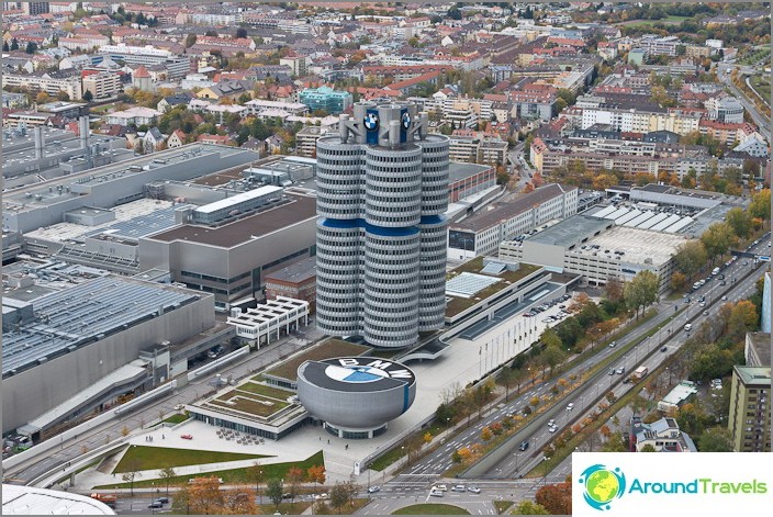 BMW Museum from a height