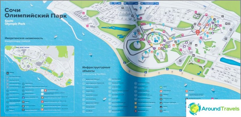 Map of the Olympic Park (clickable)