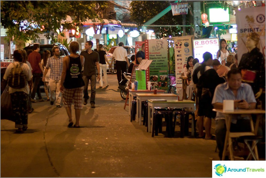 Nearby Street with Khao San Road