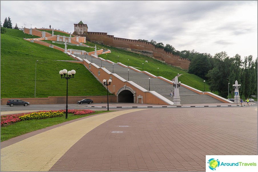 Chkalovskaya stairs