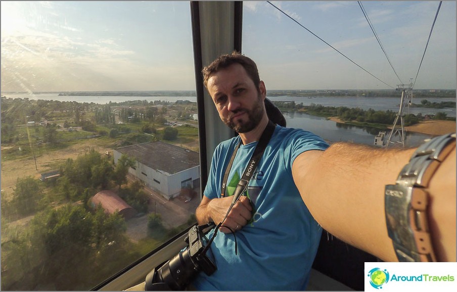 Cableway in Nizhny Novgorod