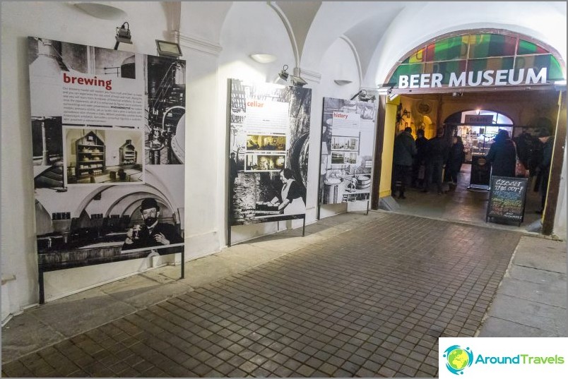 Beer Museum in Prague - a pivbar under cover