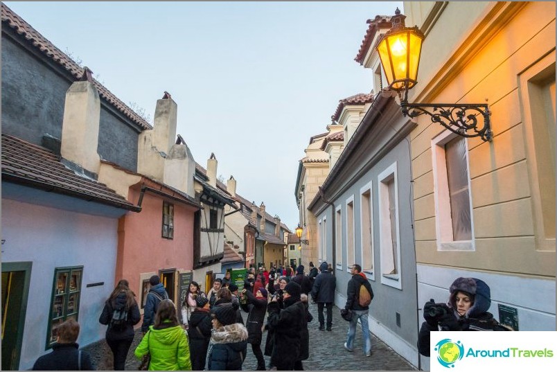 Zlata Street in Prague