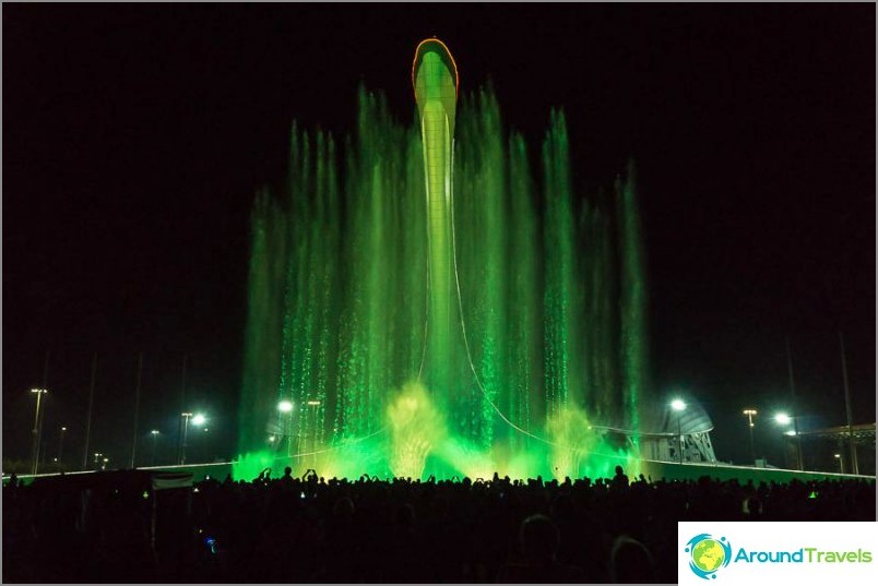 Singing Fountain in Sochi Olympic Park