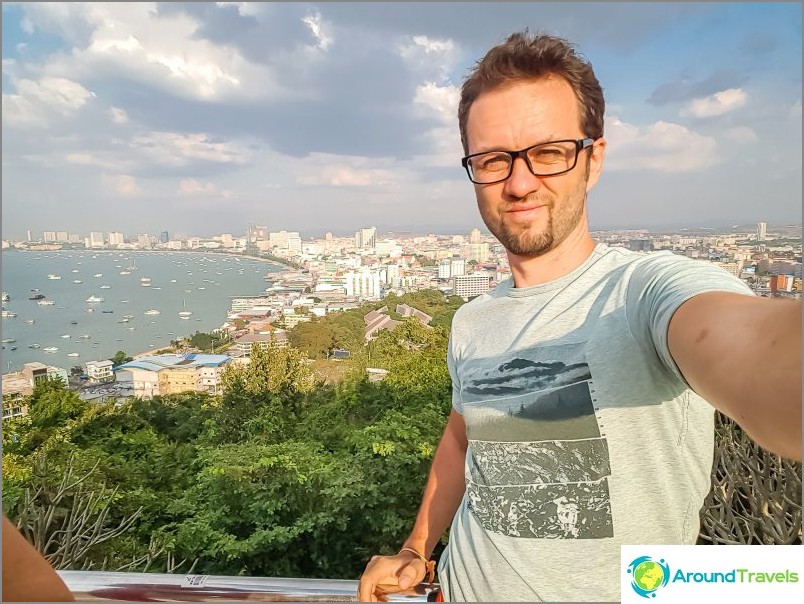 The best observation deck in Pattaya - view of the whole city