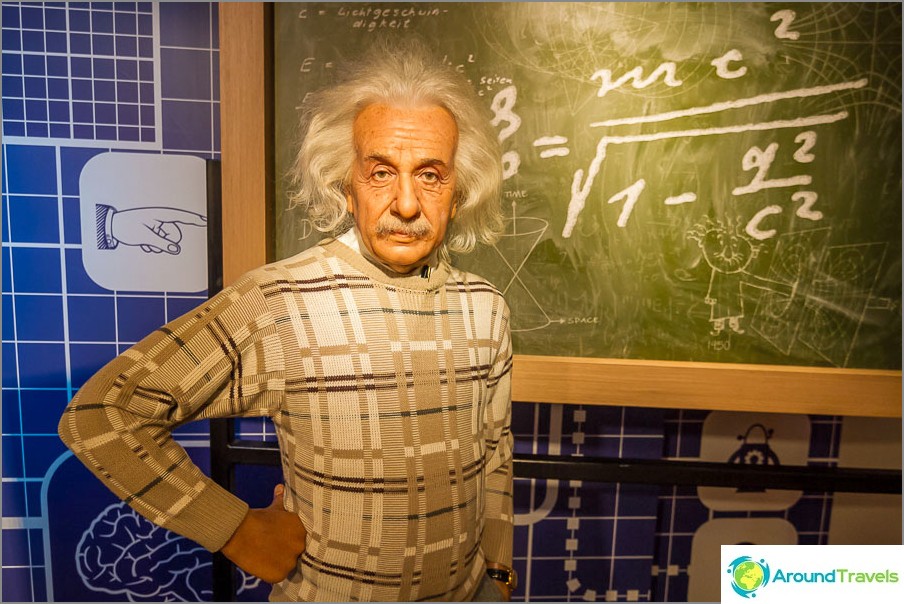 Einstein at Madame Tussauds