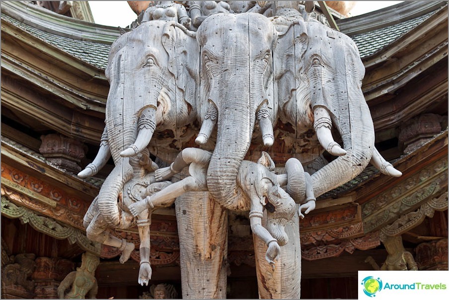 The Temple of Truth - the wooden truth in Pattaya