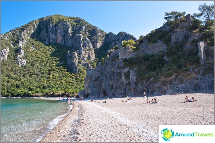 The beaches of Olympos. Chirali Turkey. The beaches of Olympos. Chirali Turkey.