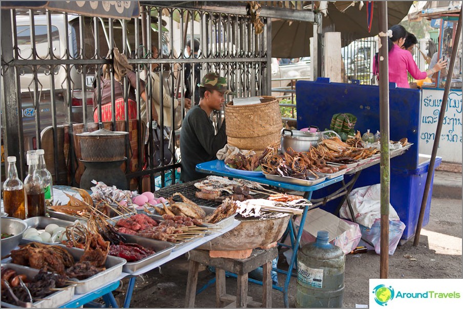 Food on the street, as in Thailand
