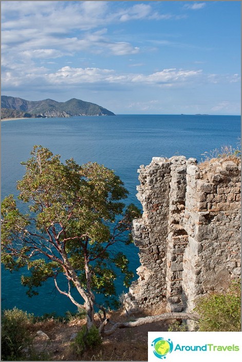View from the fortress on the sea. View from the fortress on the sea.
