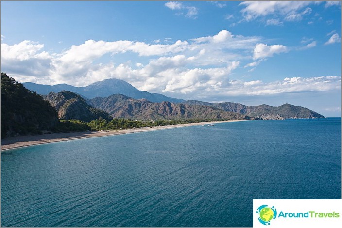 Cirali coast. The beaches of Olympos. Cirali coast. The beaches of Olympos.