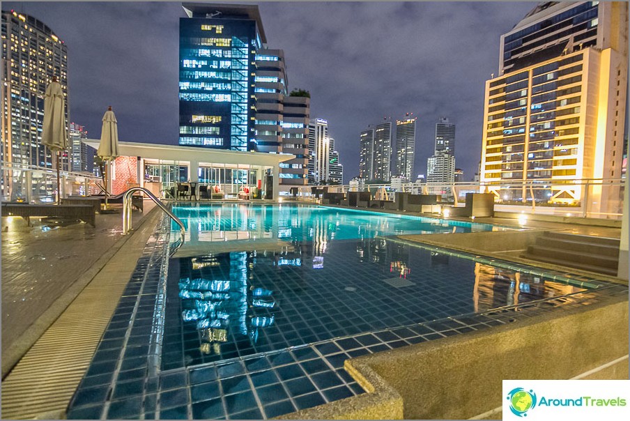 Rooftop pool