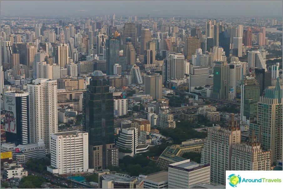 View from the 77th floor of Bayok Sky View from the 77th floor of Bayok Sky