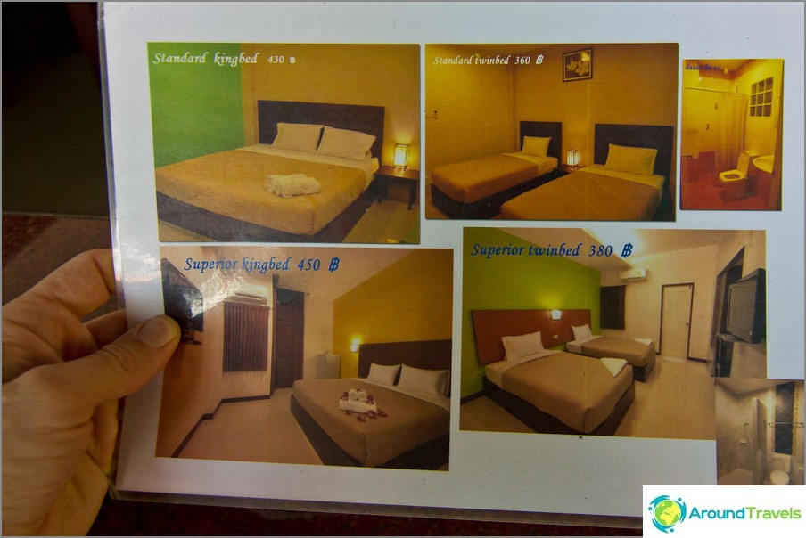 Accommodation prices