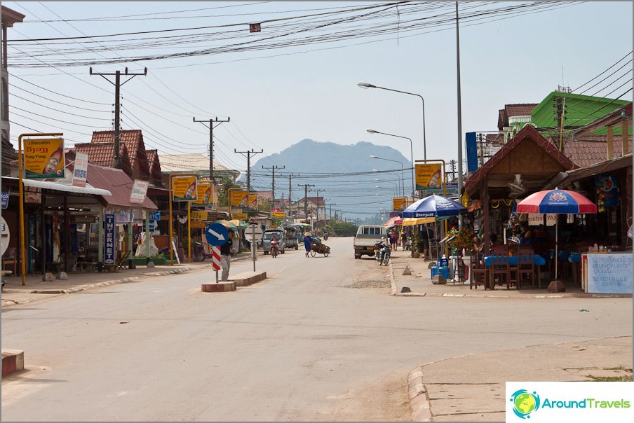 On the streets of Vang Vieng