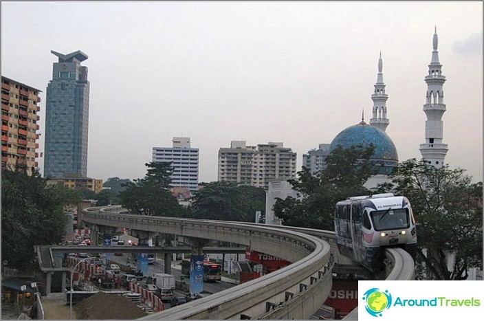 Monorail in Kuala Lumpur