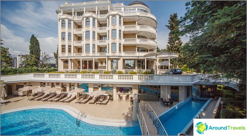 Hotels in Sochi with a private beach - all inclusive and without