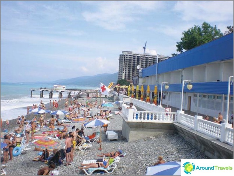 Lazarevsky hotels with private beach - my list