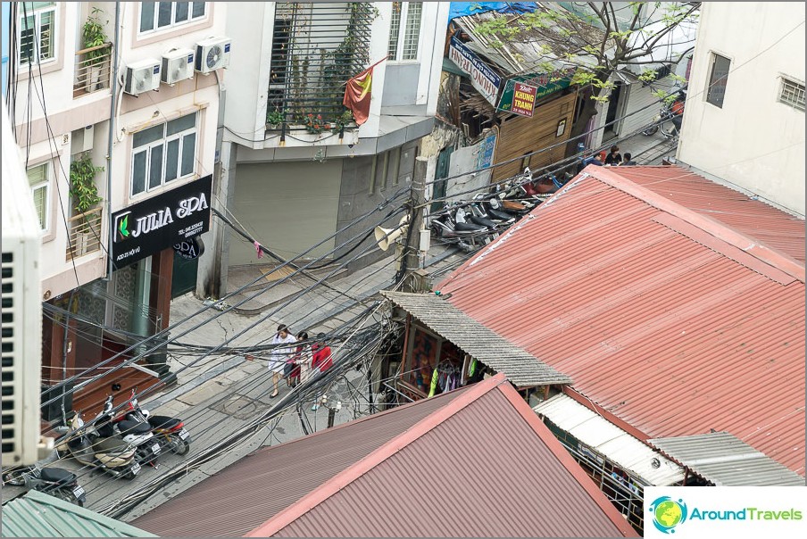 Views from the window of Hanoi