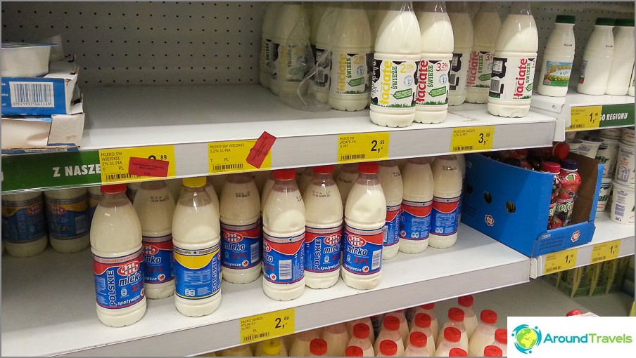 Excellent milk with a normal shelf life.