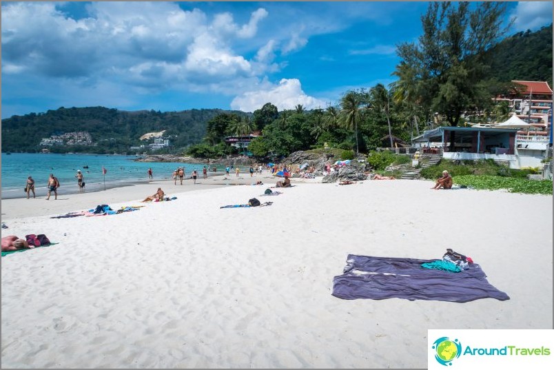 Patong Beach in Phuket - the noisiest