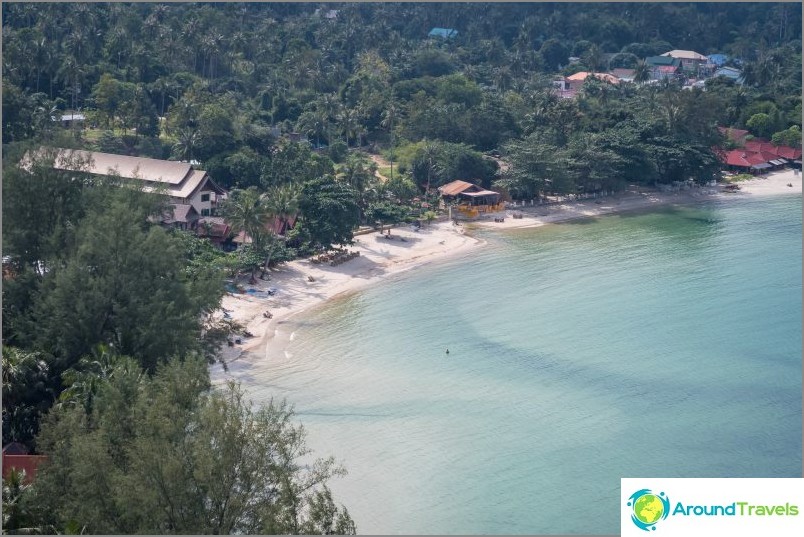 Top view on Tong Nai Pan Yai