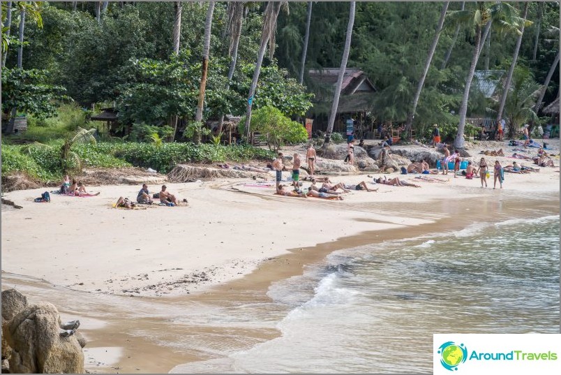 Beach Haad Son (Haad Son) - is no longer a secret beach in Phangan