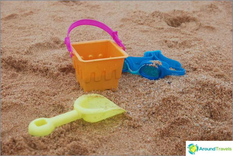 Sand on the beach