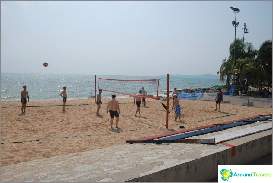Beach Volleyball opposite Pattaya Park