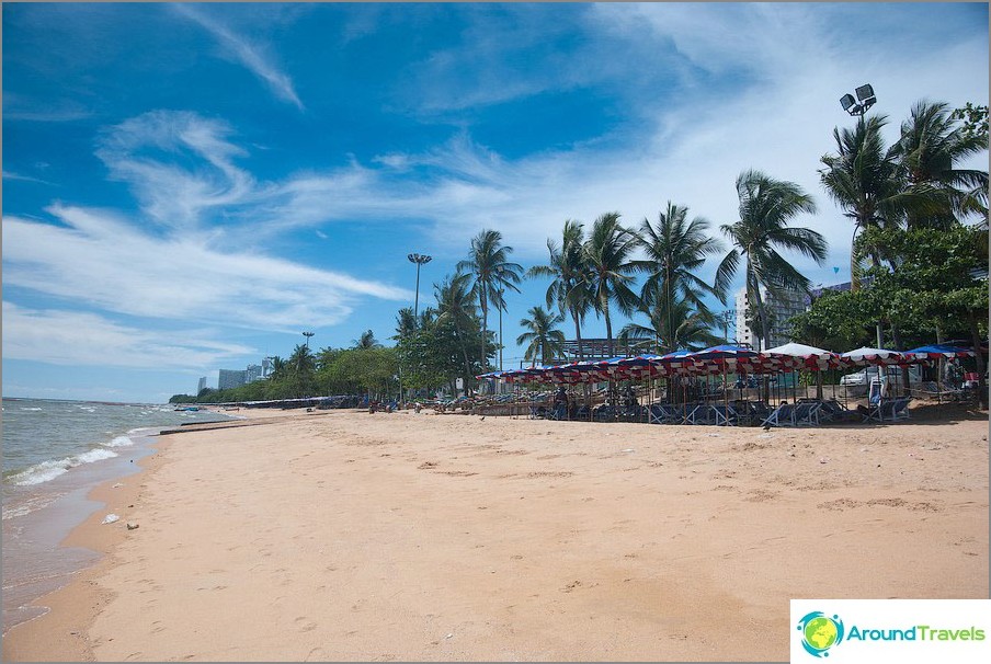 Jomtien, the central part