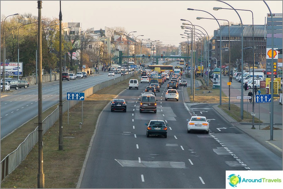 Chernyakovskaya street, view of the area