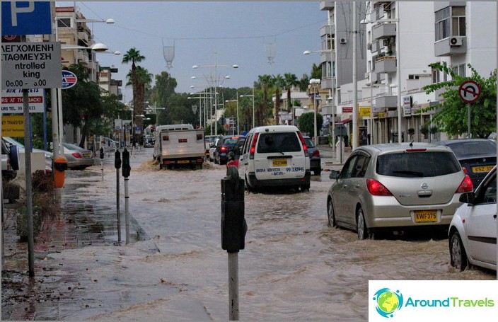 Flooding in Cyprus