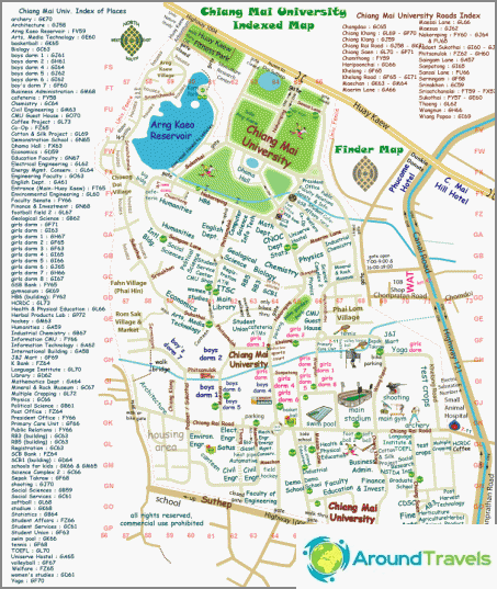 University of Chiang Mai Territory Map