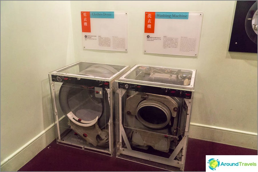 Washer and dryer sectional
