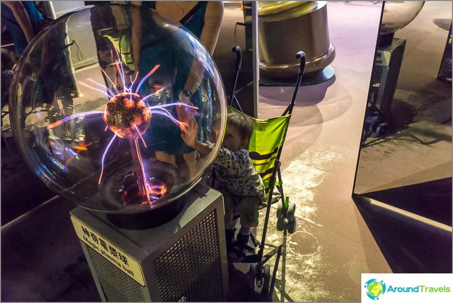 We study the magic ball in the Museum of Science