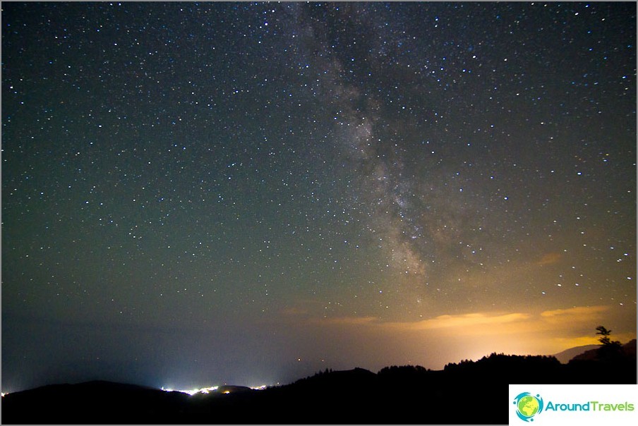 And again the starry sky of Crimea