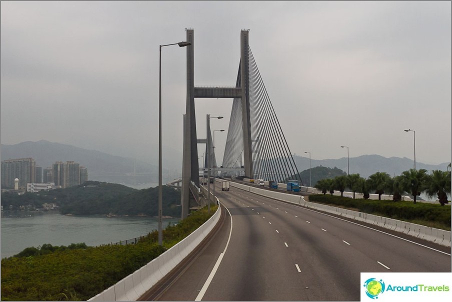 Tsing Ma Bridge is one of the longest bridges in the world.