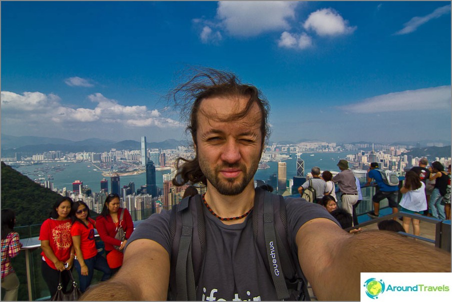 Hong Kong, the sun, the wind and me