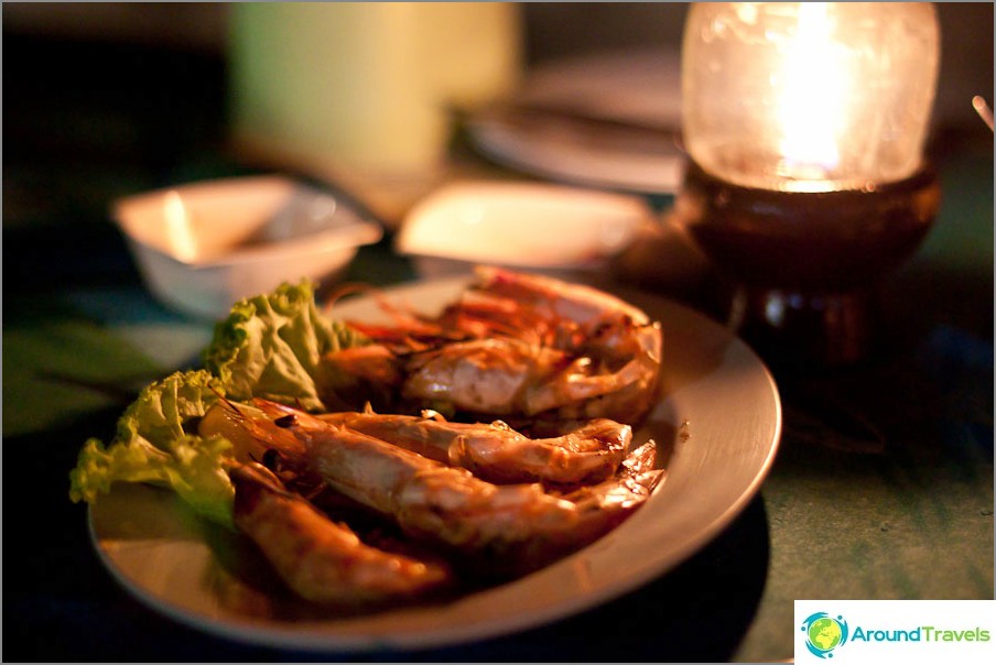 Shrimp monsters - plate for 300 baht