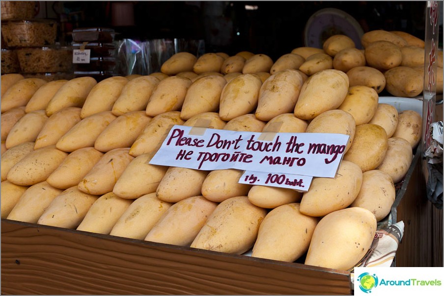 In Pattaya, the market even write in Russian