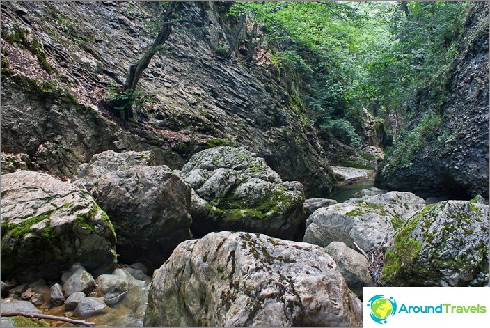 Grand Canyon of Crimea. Inside Grand Canyon of Crimea. Inside