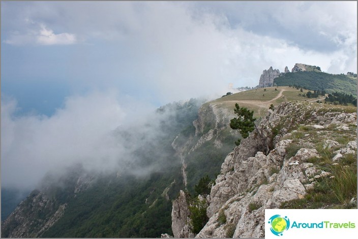 Mount Ai-Petri in the background. Mount Ai-Petri in the background.