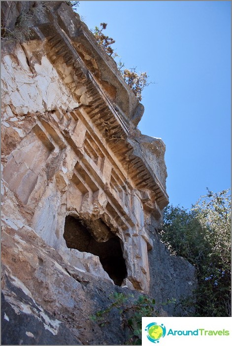Tombs in the city of Mira. Turkey. Tombs in the city of Mira. Turkey.