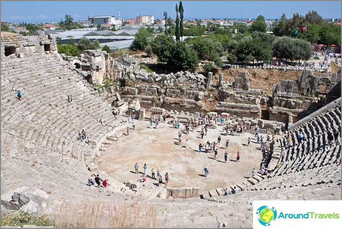 Amphitheater. Mira Turkey. Amphitheater. Mira Turkey.