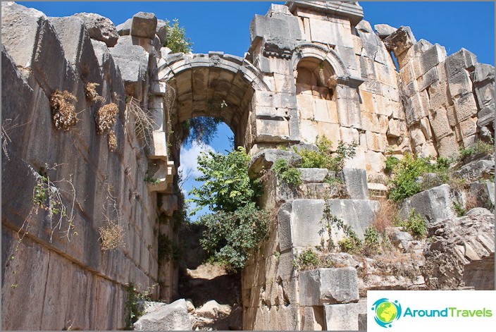 The vaults of the amphitheater in the city of Mira. Turkey. The vaults of the amphitheater in the city of Mira. Turkey.