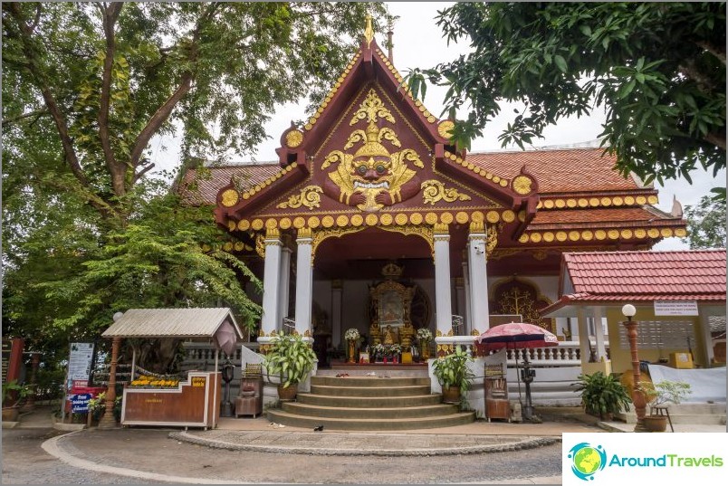 The building with the mummy of a monk