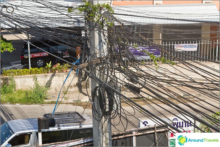 Thailand-style bundle of wires