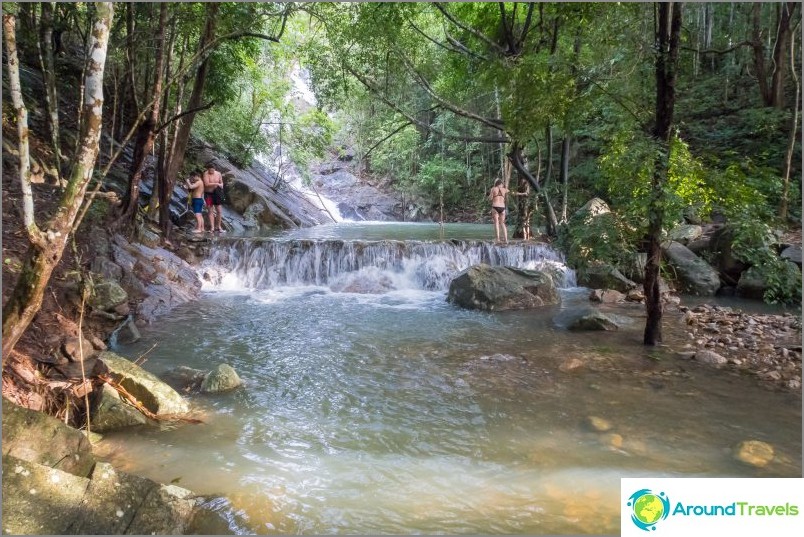 Paradise Falls on Phangan - the most easily accessible on the island