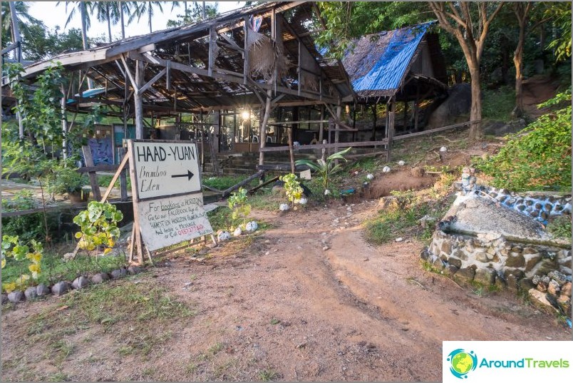 Here is a pointer to Eden Bar and Haad Yuan Beach.