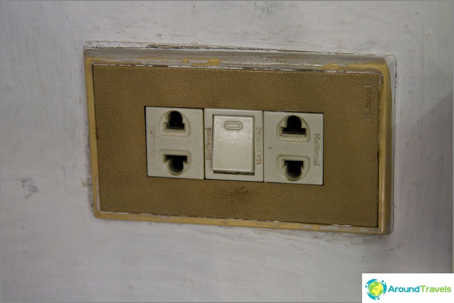 Sockets with two holes - all our plugs fit